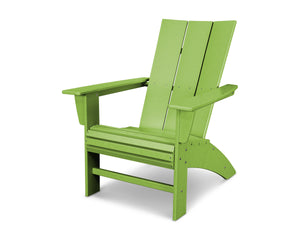 POLYWOOD® Modern Curveback Adirondack Chair in Vibrant Colors