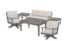 POLYWOOD Braxton Deep Seating 6-Piece Group