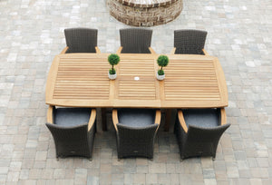 Royal Teak Helena 7 Piece Dining Group