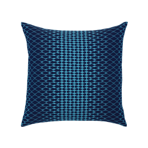 Elaine Smith Optic Azure Pillow