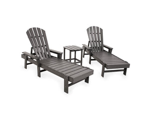 POLYWOOD® South Beach Chaise 3-Piece Set