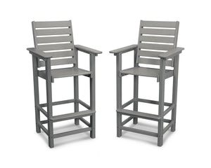 POLYWOOD® Captain Bar Chair Duo