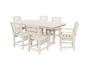 POLYWOOD® Lakeside 7-Piece Farmhouse Dining Set