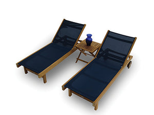 Royal Teak Sundaze Chaise 3 piece Set