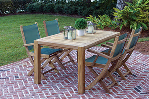 Royal Teak Sailmate 5-Piece Rectangle Dining Group