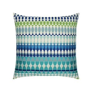 Elaine Smith Modern Oval Ocean Pillow